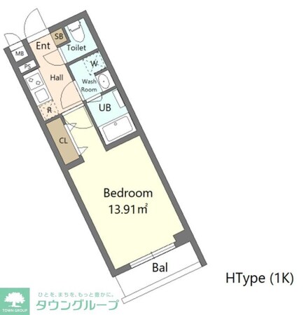 Alivis新江古田の物件間取画像